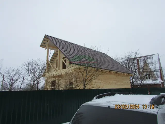 Строительство дома из бруса по проекту ДБ63 в Сергиево Посадском районе, СНТ Богородский Резчик, фото 8 из 11