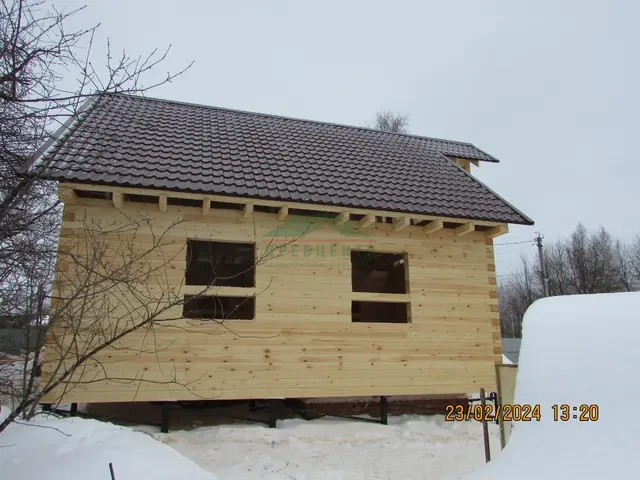 Строительство дома из бруса по проекту ДБ63 в Сергиево Посадском районе, СНТ Богородский Резчик, фото 11 из 11