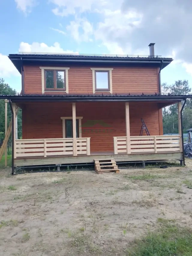 Строительство дома из бруса по проекту ДБ152 в Орехово Зуевском районе д. Малиново, фото 23 из 24
