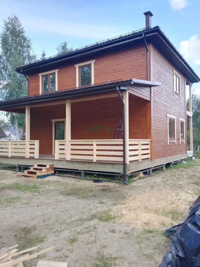 Строительство дома из бруса по проекту ДБ152 в Орехово Зуевском районе д. Малиново, фото 22 из 24