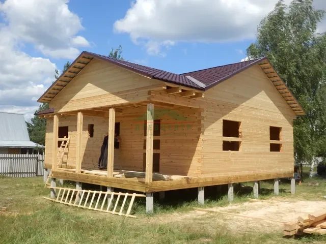 Строительство дома из бруса по проекту ДБ 149 в Орехово Зуевском районе, д. Стапановка, фото 20 из 20