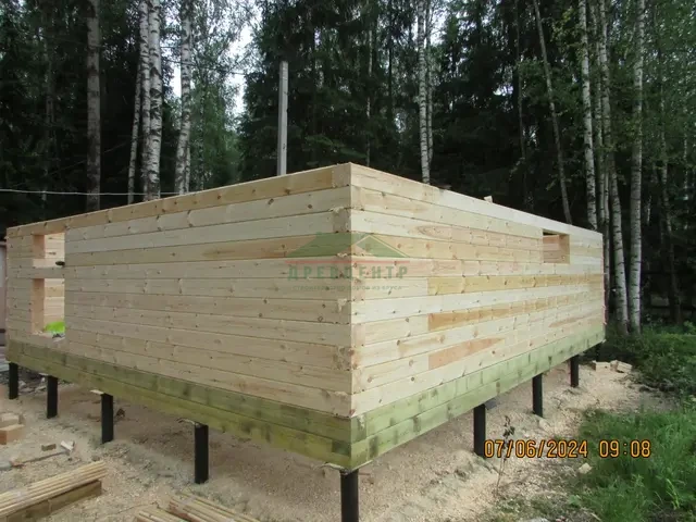 Строительство дома из бруса 6х7 м в Щелковском районе, п. Богослово, фото 8 из 20