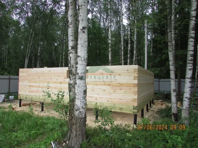 Строительство дома из бруса 6х7 м в Щелковском районе, п. Богослово, фото 10 из 20