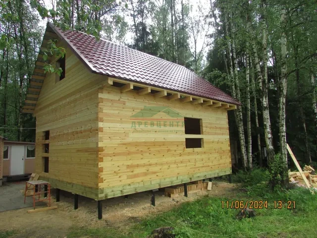 Строительство дома из бруса 6х7 м в Щелковском районе, п. Богослово, фото 20 из 20