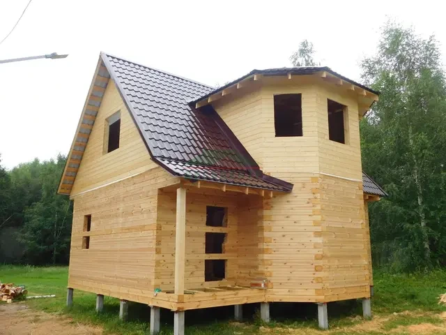 Строительство дома из бруса по проекту ДБ4 в Нижегородской области, д. Апалихино, фото 18 из 18