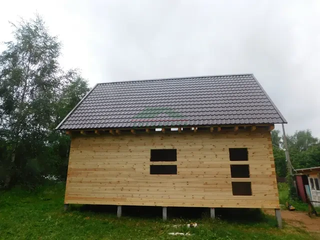 Строительство дома из бруса по проекту ДБ4 в Нижегородской области, д. Апалихино, фото 14 из 18