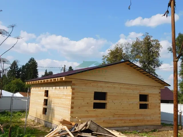 Строительство дома из бруса 8х9 м в Клинском районе, д. Нагорное, фото 10 из 10