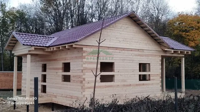 Строительство дома из бруса 6х9 м в Сергиево Посадском районе, д. Селиваново, фото 20 из 22
