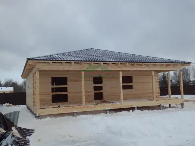 Строительство дома из бруса 12х13 м в Одинцовском районе КП Матрешки Виладж, фото 17 из 17