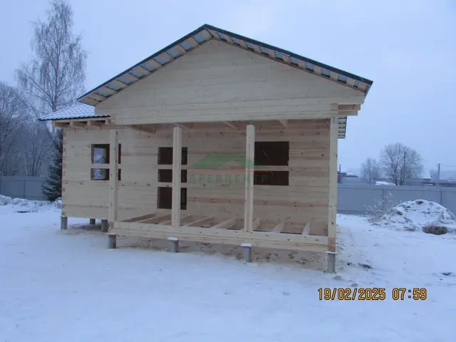 Строительство дома из бруса по проекту ДБ170 в Ивановской области, д. Баглаево, фото 19 из 23