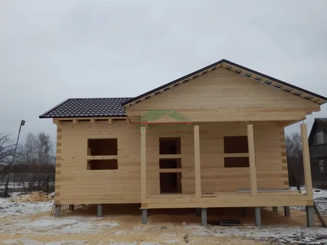 Строительство дома из бруса по проекту ДБ170 в Наро Фоминском районе, д. Орешково, фото 12 из 16