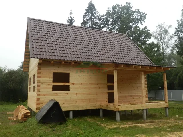 Строительство дома из бруса по проекту ДБ134 в г. Лобня, ул. Офицерская., фото 14 из 15