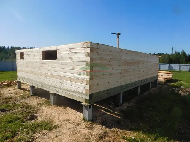 Строительство дома из бруса по проекту ДБ134 в г. Верея, фото 9 из 20