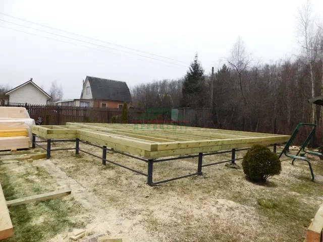 Строительство дома из бруса 10х11 в г. Зарайск, СНТ Вершки, фото 13 из 31