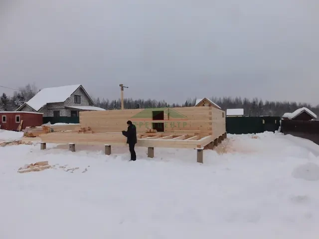 Строительство дома из бруса 8х9 м в Истринском районе, д. Меры, фото 8 из 18