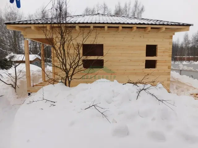 Строительство дома из бруса по проекту ДБ169 в п. им. Воровского Щелковского района, фото 18 из 18