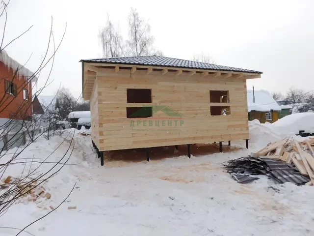 Строительство дома из бруса по проекту ДБ169 в п. им. Воровского Щелковского района, фото 17 из 18