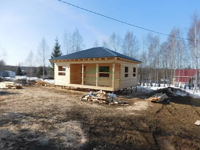 Строительство дома из бруса по проекту ДБ 169 в Можайском районе, д. Изумрудное Озеро 2, фото 23 из 28