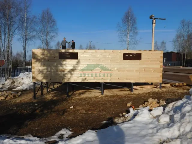 Строительство дома из бруса по проекту ДБ 169 в Можайском районе, д. Изумрудное Озеро 2, фото 9 из 28