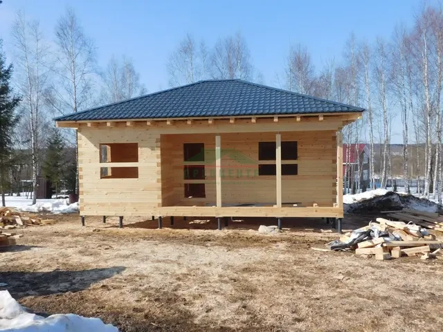 Строительство дома из бруса по проекту ДБ 169 в Можайском районе, д. Изумрудное Озеро 2, фото 24 из 28