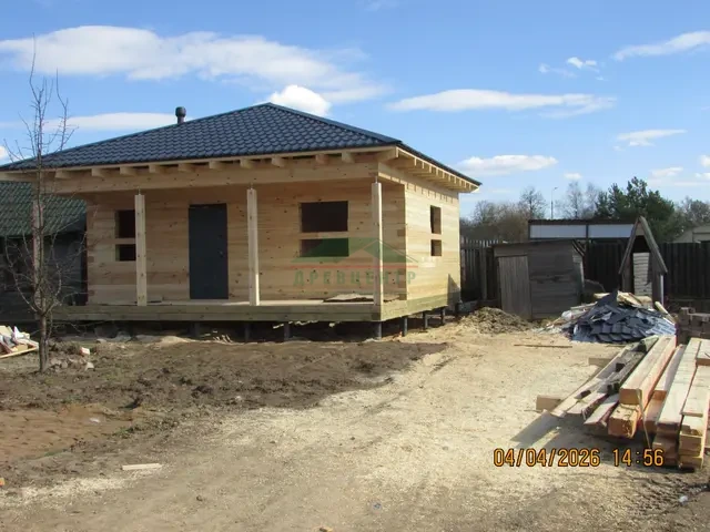 Строительство дома из бруса 6х8 м в г. Москва, д. Ясенки, фото 10 из 12