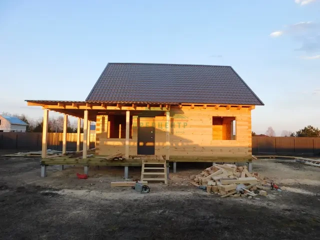 Строительство дома из бруса по проекту ДБ70 в Раменском районе, с. Петровское, фото 27 из 32