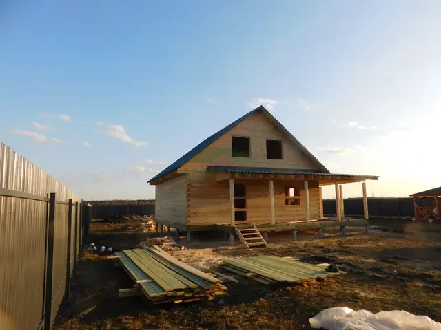 Строительство дома из бруса по проекту ДБ70 в Раменском районе, с. Петровское, фото 19 из 32