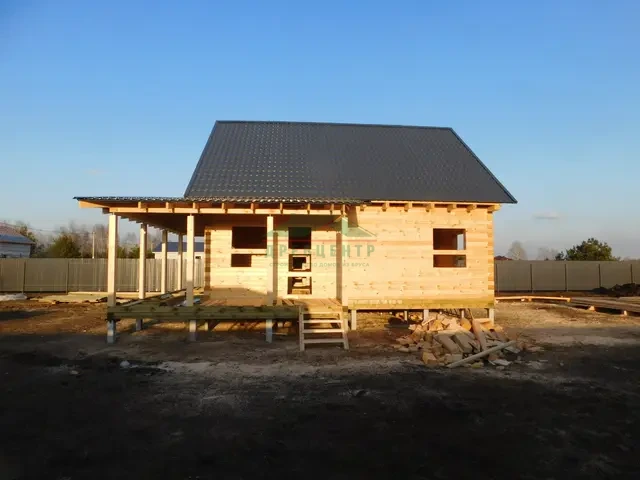 Строительство дома из бруса по проекту ДБ70 в Раменском районе, с. Петровское, фото 22 из 32