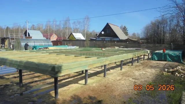 Строительство дома из бруса 8х10 м в Орехово Зуевском районе, СНТ Южный, фото 7 из 21
