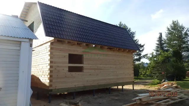 Строительство дома из бруса по проекту ДБ64 в г. Рошаль, фото 15 из 18