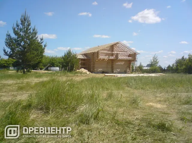 Работа по сборке дома из бревна, Рязанская область Луховицкий р-он., фото 7 из 9