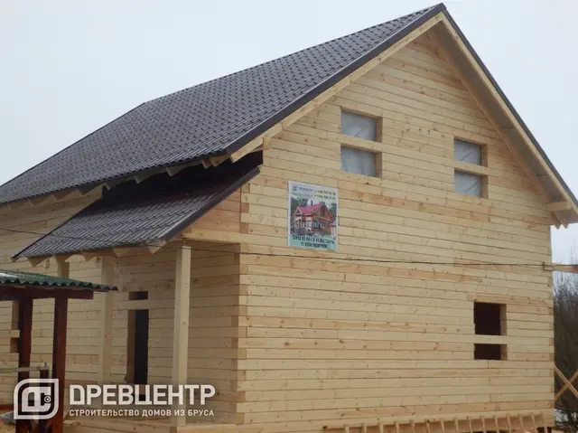 Строительство дома из бруса 8х8, Наро-Фоминский район, д.Новозыбинка, фото 22 из 23