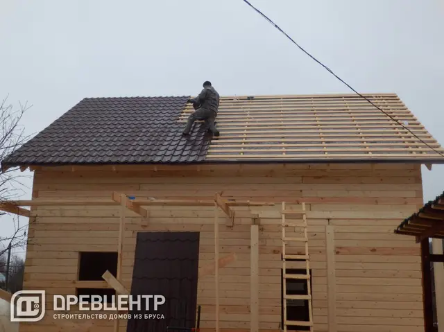 Строительство дома из бруса 8х8, Наро-Фоминский район, д.Новозыбинка, фото 16 из 23