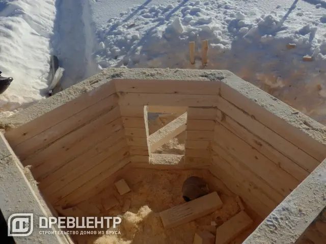 Строительство дома из бруса размером 8х8 Калужская обл, Медынский район, фото 8 из 26