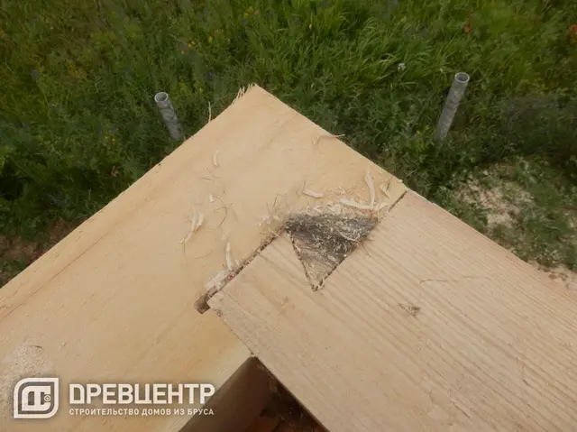 Строительство дома из бруса размеров 8х8 Московская обл.Рузский р-он., фото 13 из 25