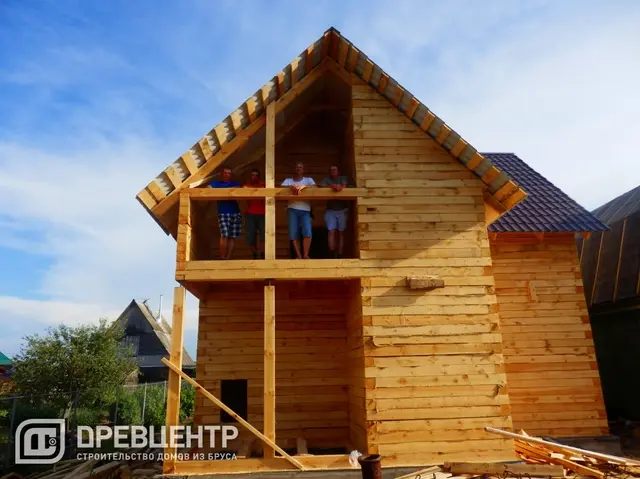 Строительство дома из бруса размером 8*8 Наро-Фоминский район, д.Любаново, фото 16 из 16