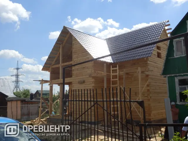 Строительство дома из бруса размером 8*8 Наро-Фоминский район, д.Любаново, фото 9 из 16