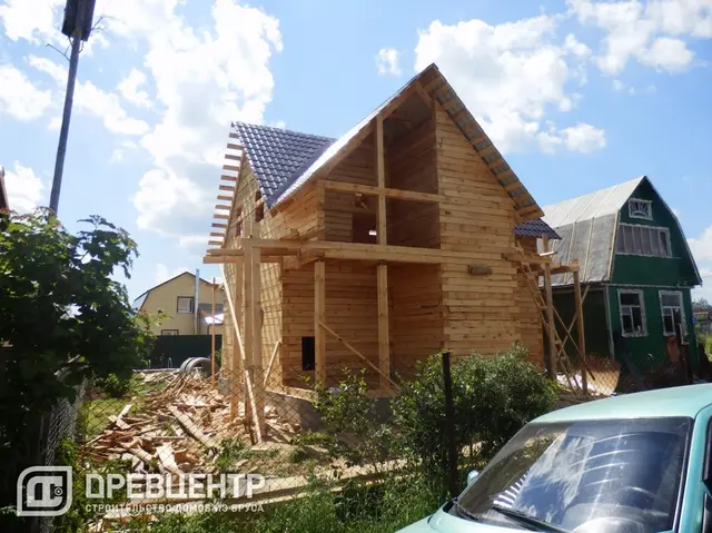 Строительство дома из бруса размером 8*8 Наро-Фоминский район, д.Любаново, фото 11 из 16