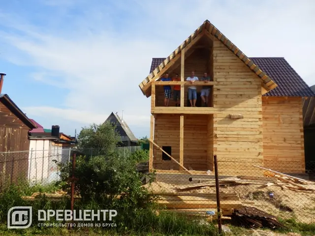 Строительство дома из бруса размером 8*8 Наро-Фоминский район, д.Любаново, фото 15 из 16