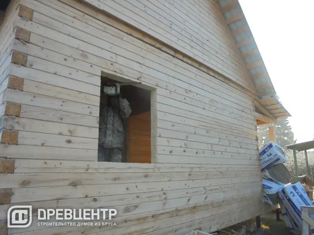 Строительство дома из бруса по проекту ДБ39, фото 8 из 33
