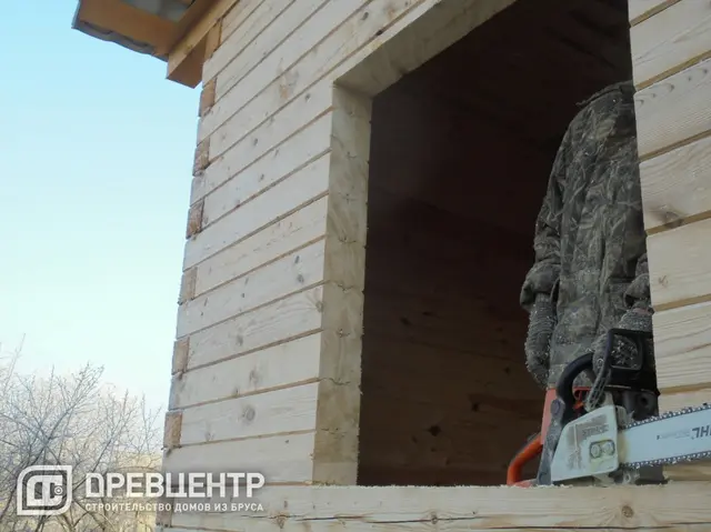 Строительство дома из бруса по проекту ДБ39, фото 9 из 33