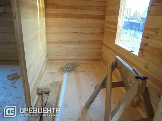 Строительство дома из бруса по проекту ДБ39, фото 30 из 33