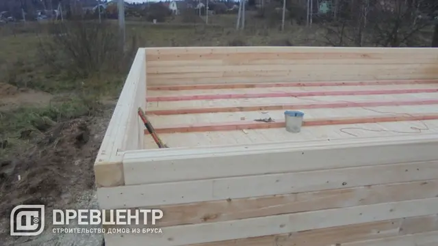 Строительство дома из бруса по проекту ДБ82 в Солнечногорском район д.Кочергино, фото 9 из 20