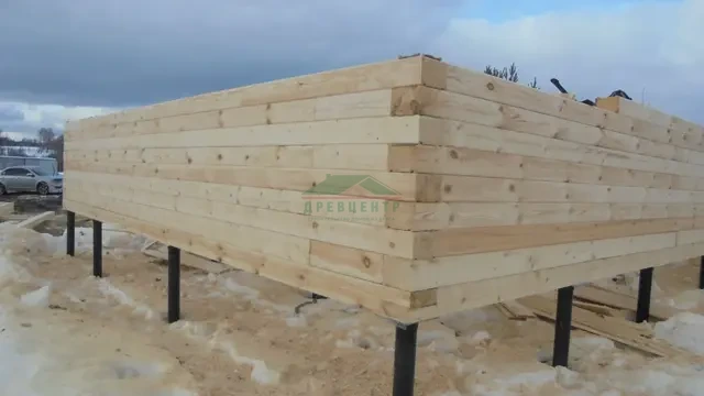 Строительство дома из бруса по проекту ДБ140 в Калужской области  СНТ "Лазурный Берег", фото 7 из 25