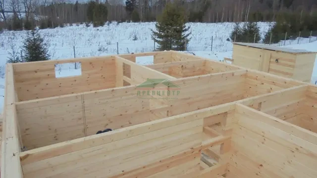 Строительство дома из бруса по проекту ДБ140 в Калужской области  СНТ "Лазурный Берег", фото 10 из 25