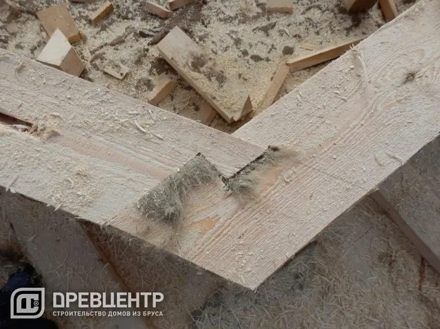 Строительство дома из бруса размером 7х9 Ступинский район, Соколова Пустынь, фото 7 из 20