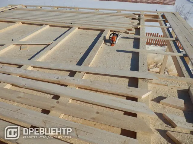 Строительство дома из бруса размером 8х9 Волоколамский район, фото 13 из 23