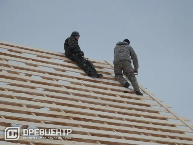 Строительство дома из бруса размером 8х9 Волоколамский район, фото 20 из 23