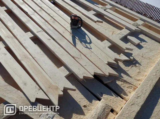 Строительство дома из бруса размером 8х9 Волоколамский район, фото 11 из 23