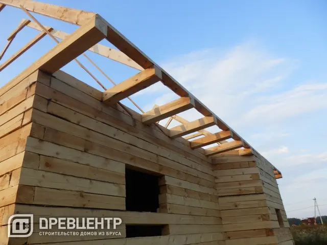 Строительство дома из бруса размером 7х9 с "эркером"Заокский р-он, фото 37 из 54